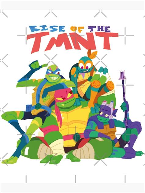 "Cute characters Rise of the TMNT " Poster for Sale by yalalal | Redbubble