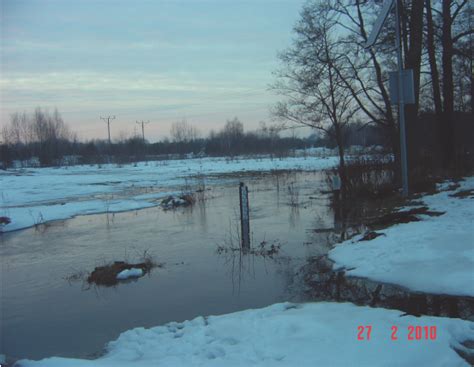 The stream gauge at P ł achty Stare on the Zago ż d ż onka River Rys ...