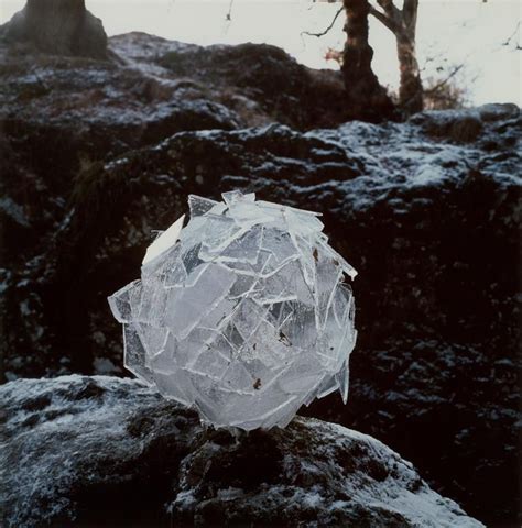 equator - Andy Goldsworthy, Ice Star and Ice Sphere, Scaur...