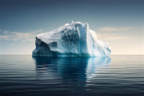 Premium AI Image | Melting Iceberg Global Warming