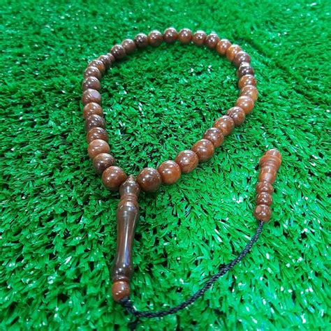 Jual Tasbih 8 Mm Kayu Kaukah Kokka Pukah Fukoha Bulir Bulat Original 33