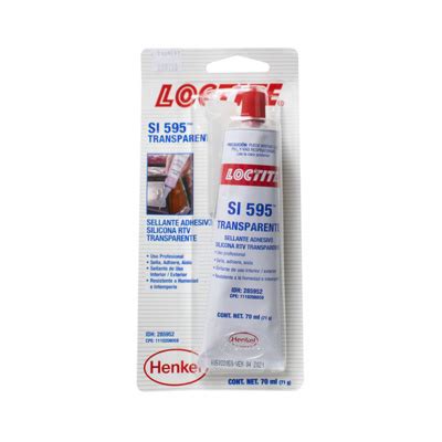 LOCTITE SILICON RTV TRANSPARENTE SI 595 70ML BLISTER REF 285952