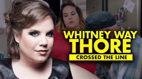 Whitney Way Thore Crossed The Line With Lennie Youtube