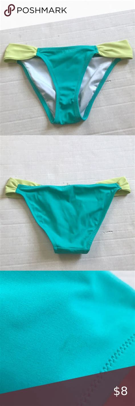 Victorias Secret XS Turquoise Lime Bikini Bottom Bikinis Green