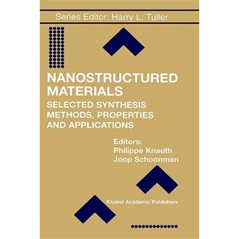 Nanostructured Materials Selected Synthesis Methods Properties And