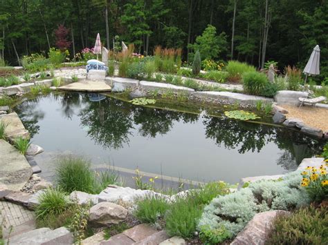 67 Cool Backyard Pond Design Ideas - DigsDigs