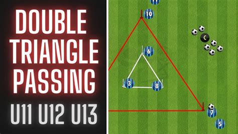 Double Triangle Passing Combination U11 U12 U13 Footballsoccer Youtube