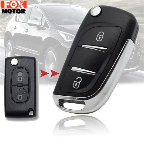 Coque De Cl De T L Commande De Voiture Boutons Tui Fob Modifi Pour