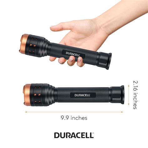 Duracell 2500 Lumen 3 Modes Led Flashlight With Batteries Included 7159 Df2500 At