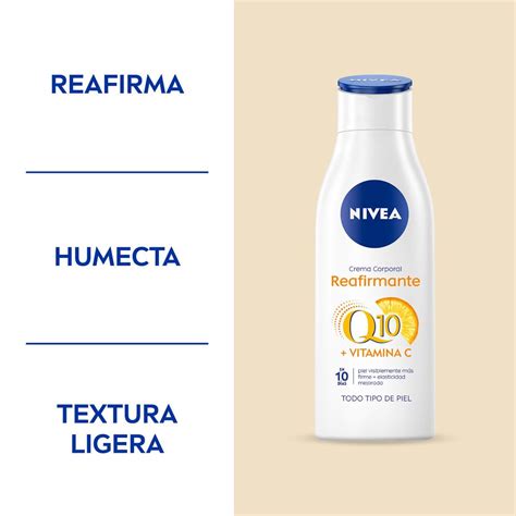 Crema Corporal NIVEA Reafirmante Q10 Vitamina C 250ml