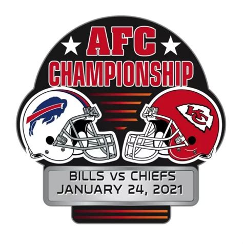 2021 BUFFALO BILLS Vs Kansas City Chiefs Afc Championship Game Pin ...