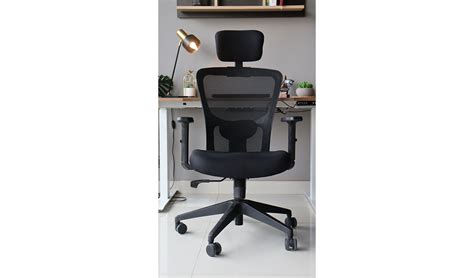 Buy Cyrus High Back Black Adjustable Office Chair with Armrest at 22% ...