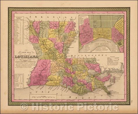 Vintage Wall Art Vintage Map Vintage Walls Vintage World Maps Louisiana State Map Steam