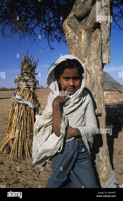 Young Tuareg Girl In Traditional Camp In The Sahara Desert Tarbiat