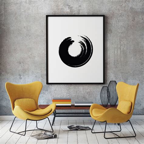 Zen Art Zen Wall Art Large Zen Art Yoga Print Yoga Poster - Etsy