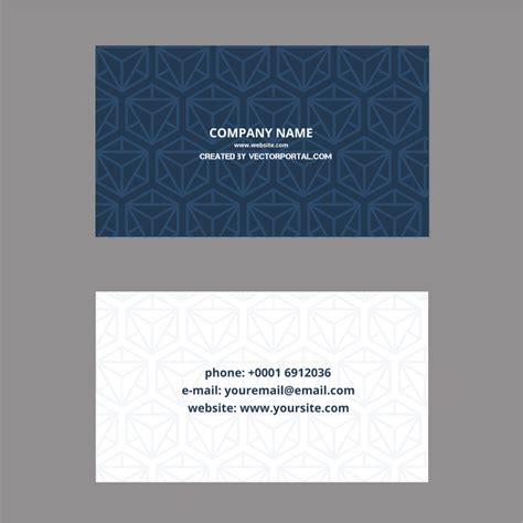 Business Card Svg Template Free Svg