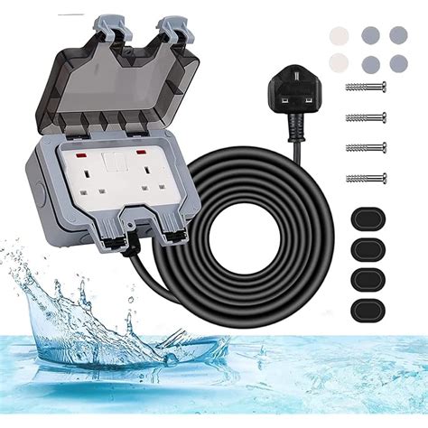 Buy Outdoor Socket With Switched Covers A Outside Sockets Waterproof