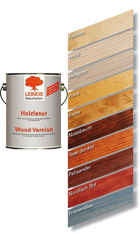 Holzlasur Leinos Naturfarben Le Und Farben Von Natur Aus Gut