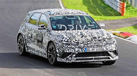 Hyundai Ioniq N High Performance Electric Car Spied Ahead Of