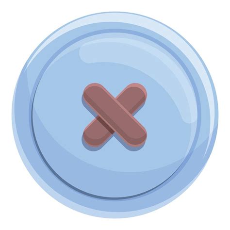 Sewing Repair Button Icon Cartoon Style Vector Art At Vecteezy