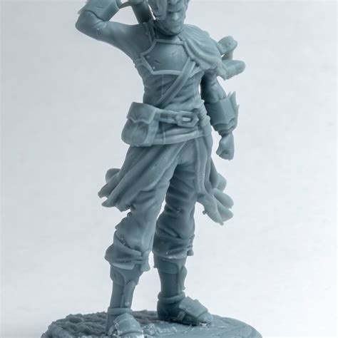 3d Print Of Cedric Liarel Drow Swordsman By War King Miniatures