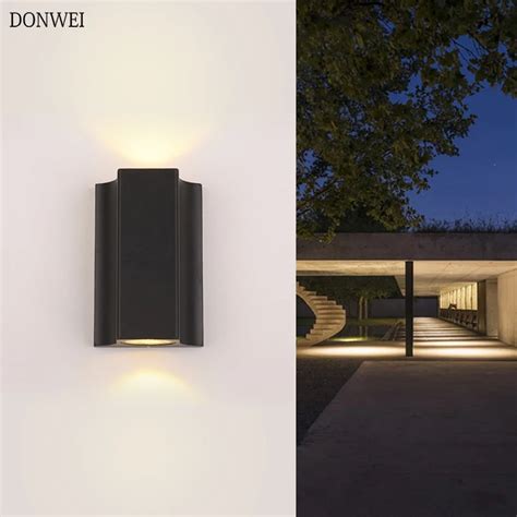 Applique murale LED imperméable en aluminium 10W design moderne