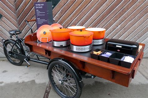 Bakfiets Soup Zoo Mobile Food Cart Coffee Bike Cargo Bike