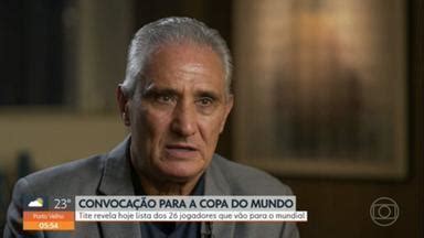 Hora Convoca O Para Copa Do Mundo Tite Revela Nome Dos