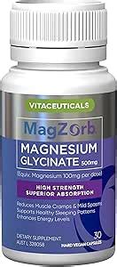 Vitaceuticals Magzorb High Strength Pure Magnesium Glycinate Mg