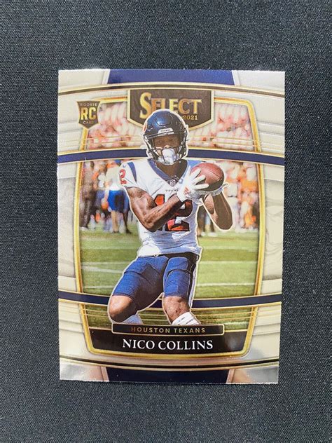 Panini Select Nico Collins Rc Concourse Ebay