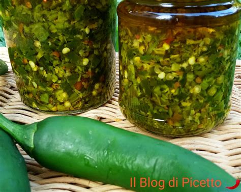 Peperoncini Piccanti Verdi Calabresi Sott Olio