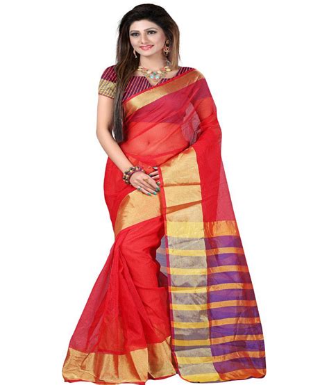 Laxmi Sarees Surat Cotton Silk Printed Saree With Blouse Piece Buy