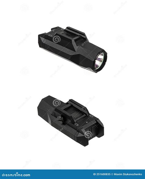 Modern Led Flashlight With Weapon Mount Underbarrel Tactical