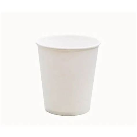 White 210 ML Plain Disposable Paper Cup For Events And Parties