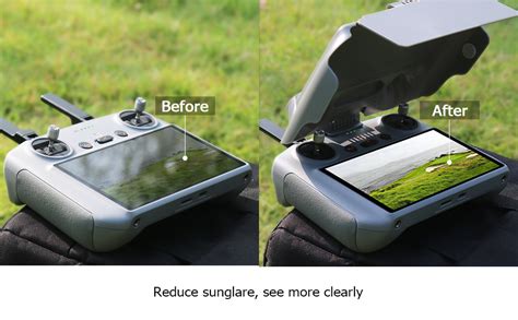 Arzroic Sun Hood Shade For DJI RC 2 DJI Mini 4 Pro DJI Air 3