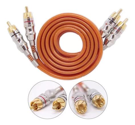 Cable Blindado Rca Kx3 De 5 M Y 5 Metros MercadoLibre