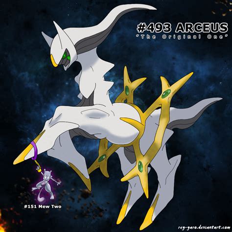 Arceus vs Mew Two by ReY-Yaro on DeviantArt