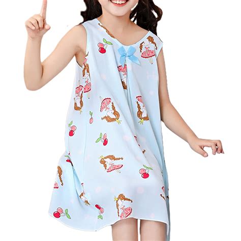 Penkiiy Girls Nightgowns Sleepwear Short Sleeve Victorian Pajama Dress