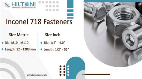 Inconel Fasteners Astm B N Bolts And Hex Nuts Torque