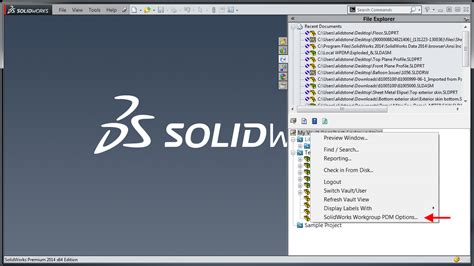 SolidWorks Workgroup PDM Tutorial How To Pack And Go Files Out Of The