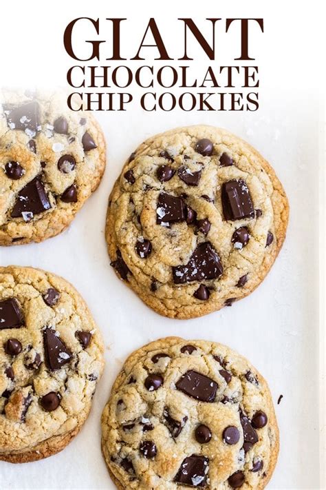 Giant Chocolate Chip Cookies - Handle the Heat