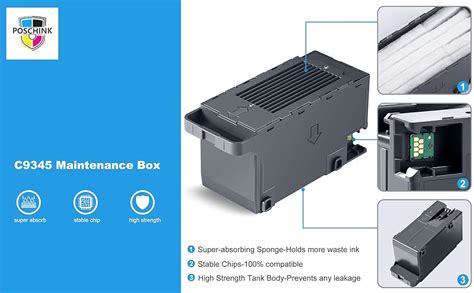 Poschink Pxmb C Dep Sito De Caja De Mantenimiento De Tinta
