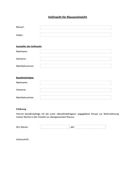 Vollmacht Form Fill Out Sign Online Dochub