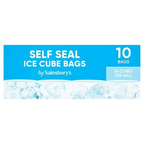 Sainsbury S Self Seal Ice Cube Bags X10 £1 65 Compare Prices