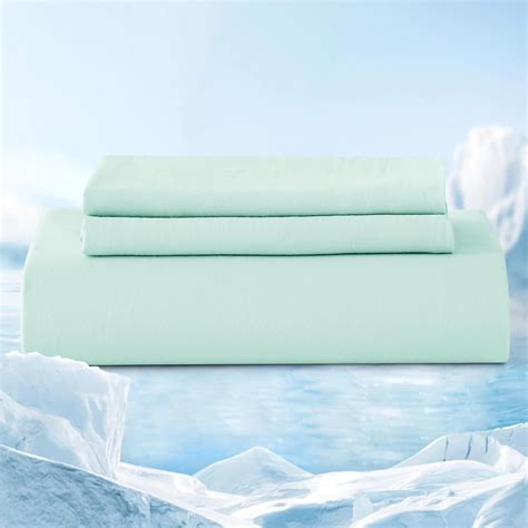 Bedsure Cooling Fitted Sheet Queen Lyocell Nylon Cooling