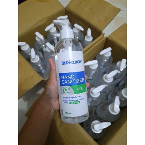 Jual Instance Hand Sanitizer Gel Kemasan Botol Tinggi Ml Shopee