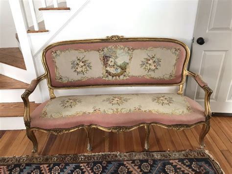 Antique Victorian Loveseat Settee -- Antique Price Guide Details Page