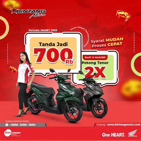 PROMO Honda Bintang Motor Cikarang Maret 2023 Honda Bintang Motor