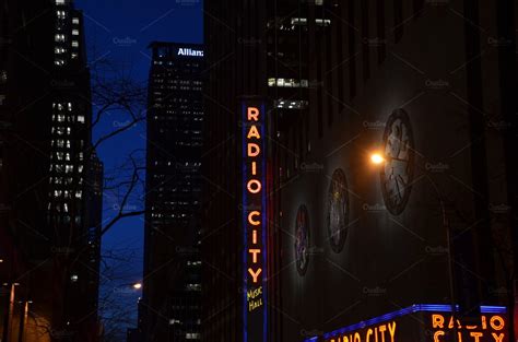 radio city  york high quality architecture stock