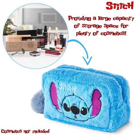 Disney Lilo And Stitch Makeup Bag Plush Wash Bag For Cosmetics With